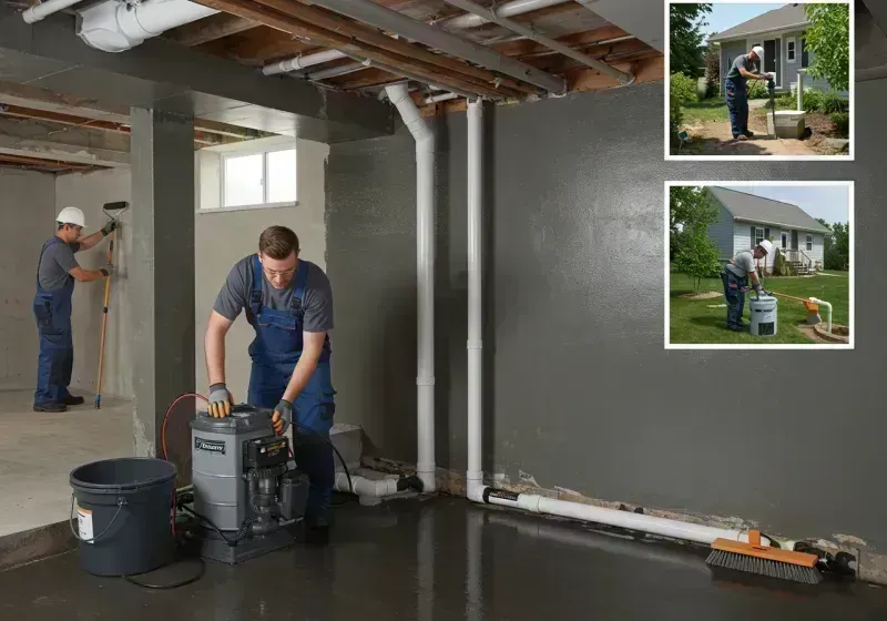 Basement Waterproofing and Flood Prevention process in Feather Sound, FL